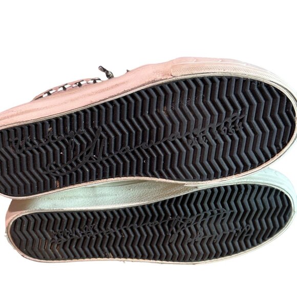 Vintage Havana High Top Sneakers Silver Tone Star Studs Side Zip Women's Size‎ 6 - Picture 10 of 10